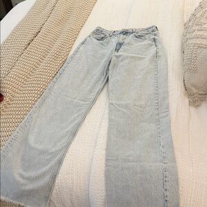Zara Light Blue Flare Jeans